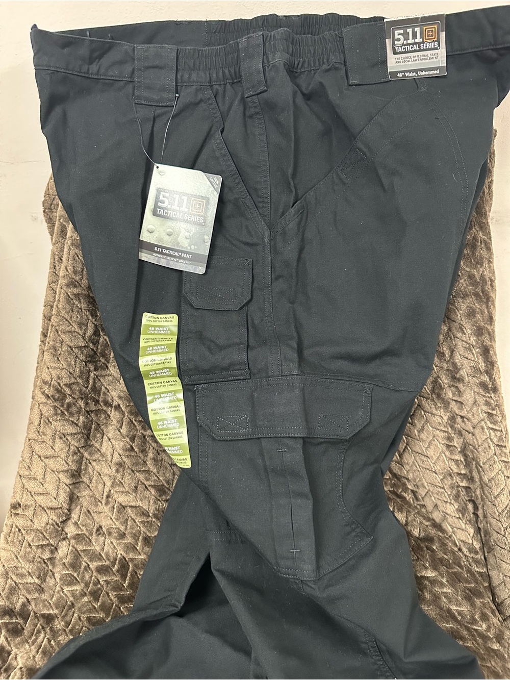 5.11 Tactical Men's Black Cargo Pants